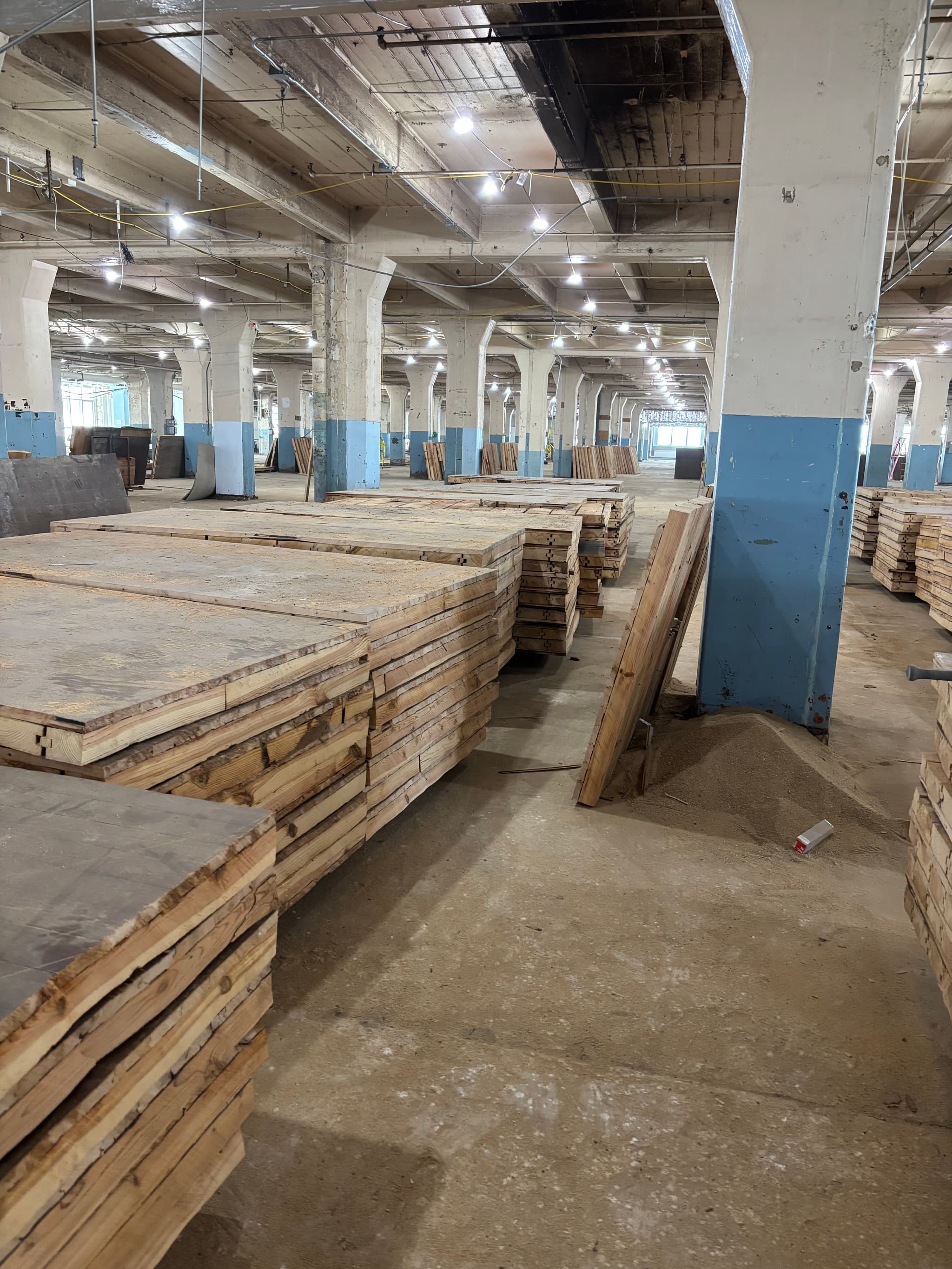 Salvaged Wood Flooring: Historic 100+ year old maple tongue-and-groove flooring